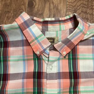 Foundry Supply Co. Men's Easy Care Plaid Button Down 3XL